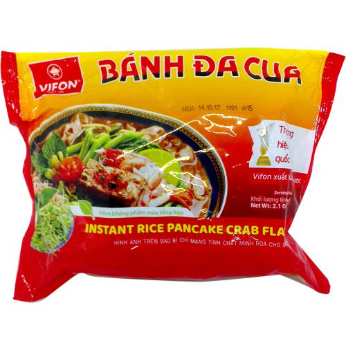 COMBO 5 GÓI BÁNH ĐA CUA VIFON (60G)