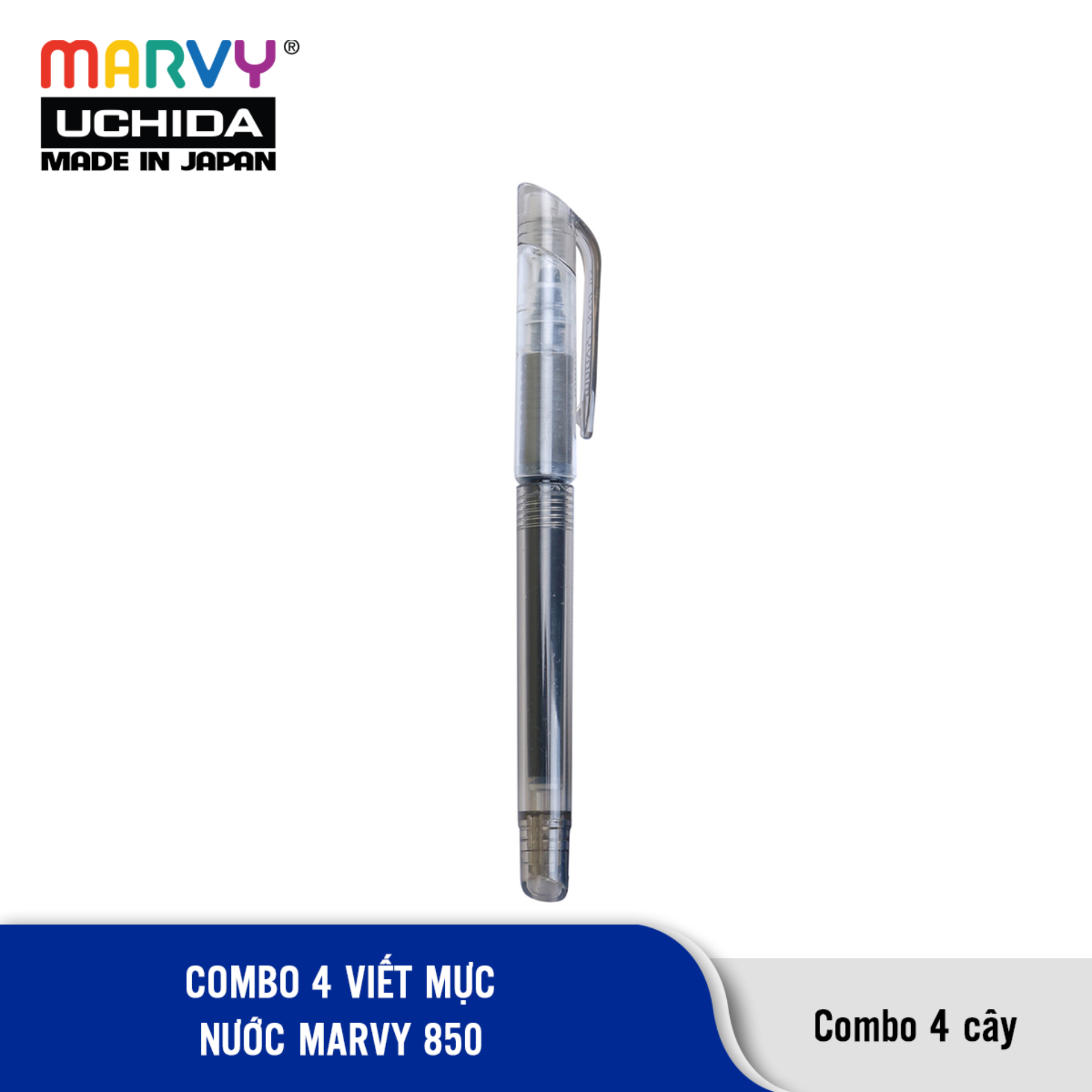 Combo 4 Viết Mực Nước Marvy 850