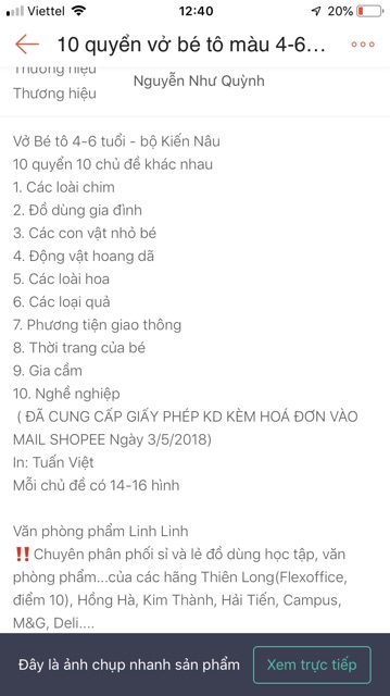 10 quyển vở cho bé tô màu