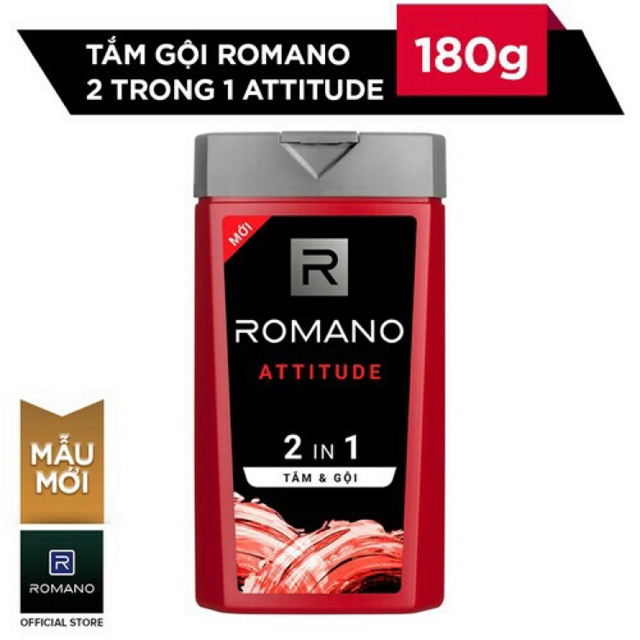 [HCM]Tắm gội Romano Attitude 180g