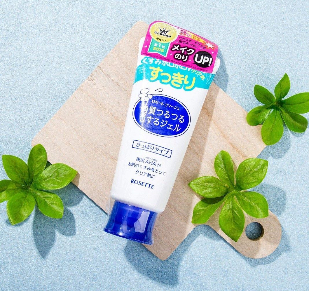 Gel tẩy da chết mặt rosette peeling gel 120g nhật bản