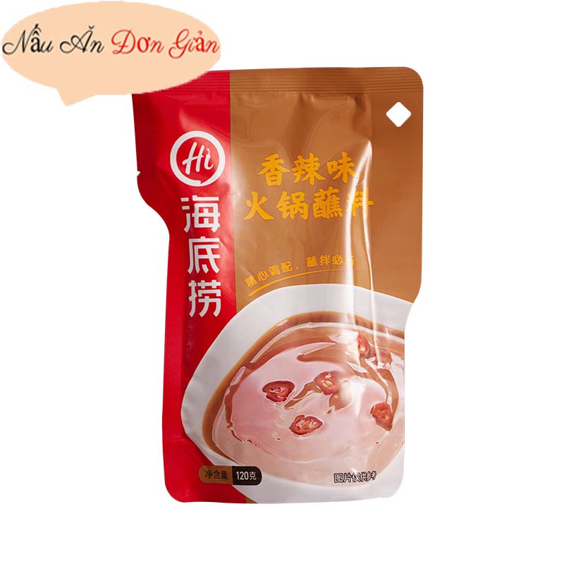 Nước sốt chấm lẩu Haidilao lạc vừng cay