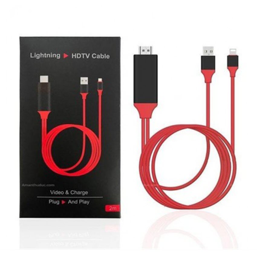 CÁP IPHONE LIGHNING RA HDMI LÊN TIVI LCD CHẤT LƯỢNG CAO