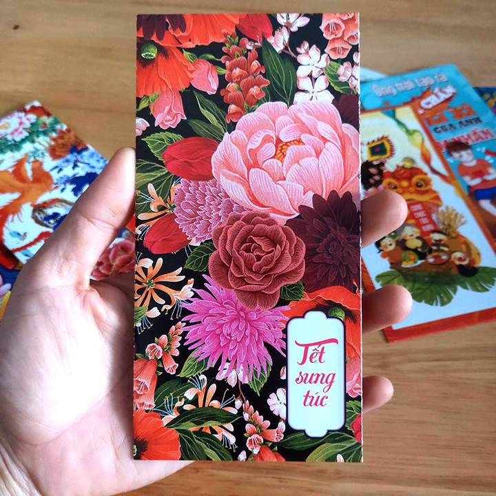Red packets, maple red packets plaited, combo 50 cover cute