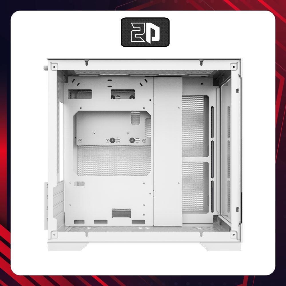 Vỏ Case MIK LV12 MIK LV12 MINI FLOW- WHITE (iTX, mATX)