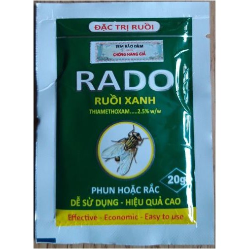 Thuốc diệt ruồi xanh RADO Combo 3 gói