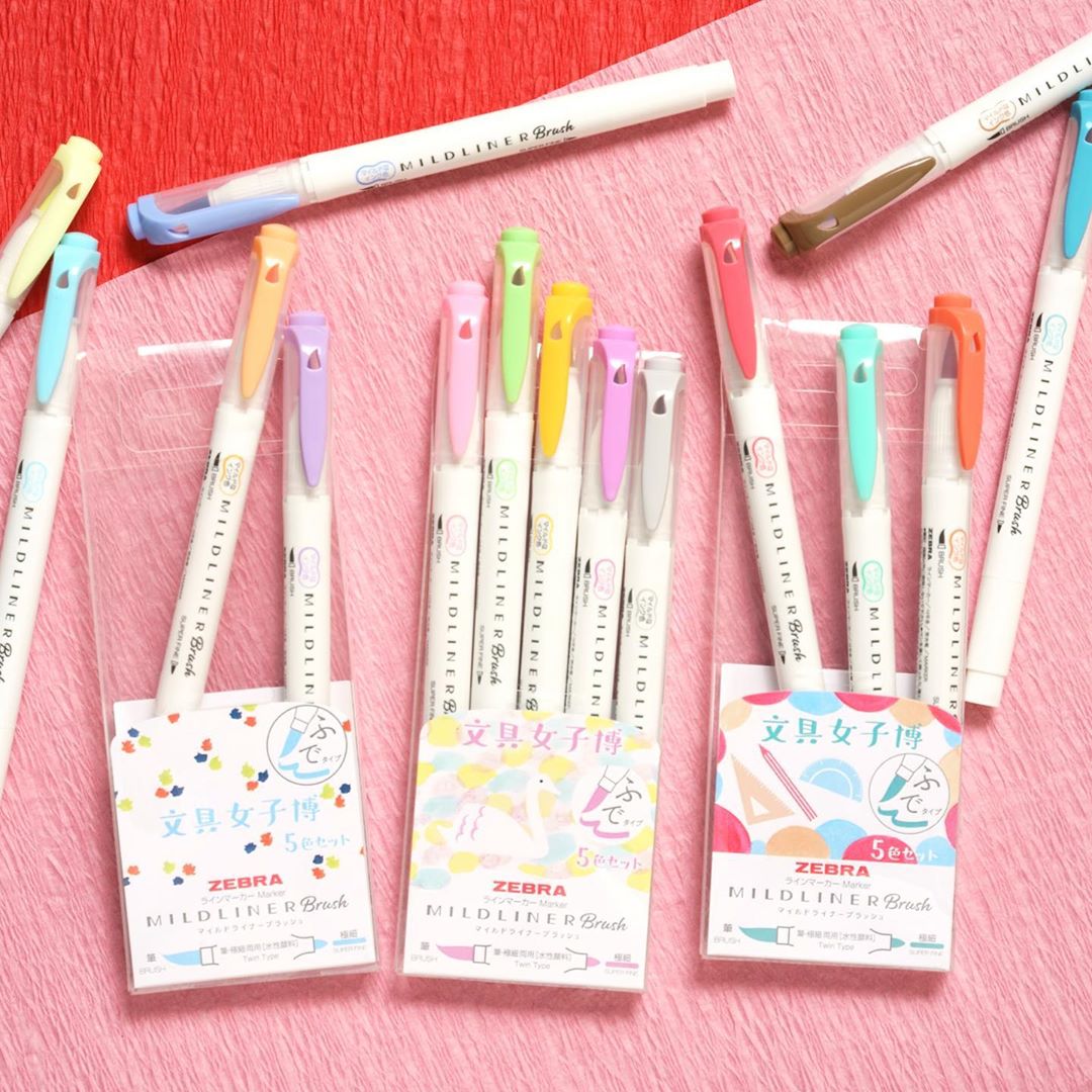 Bút highlighter Zebra Mildliner 2 đầu Nhật Bản [Chính hãng]
