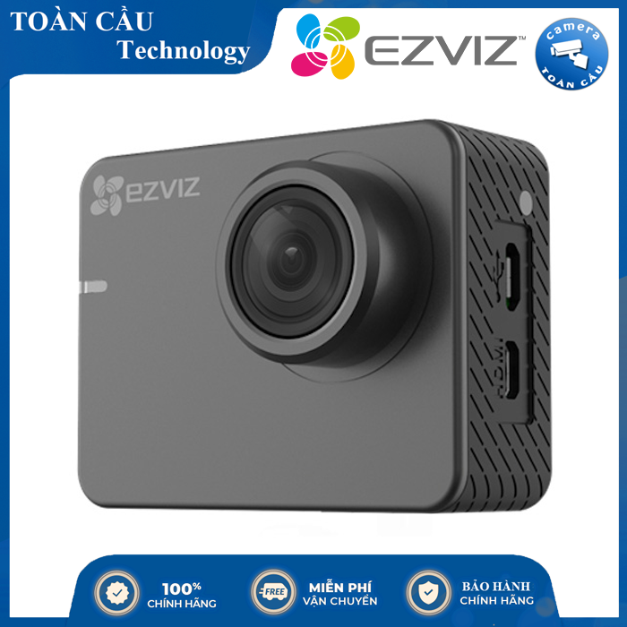 [HCM][100% CHÍNH HÃNG]Action Camera Ezviz S2 (Đen) – Hàng Chính Hãng