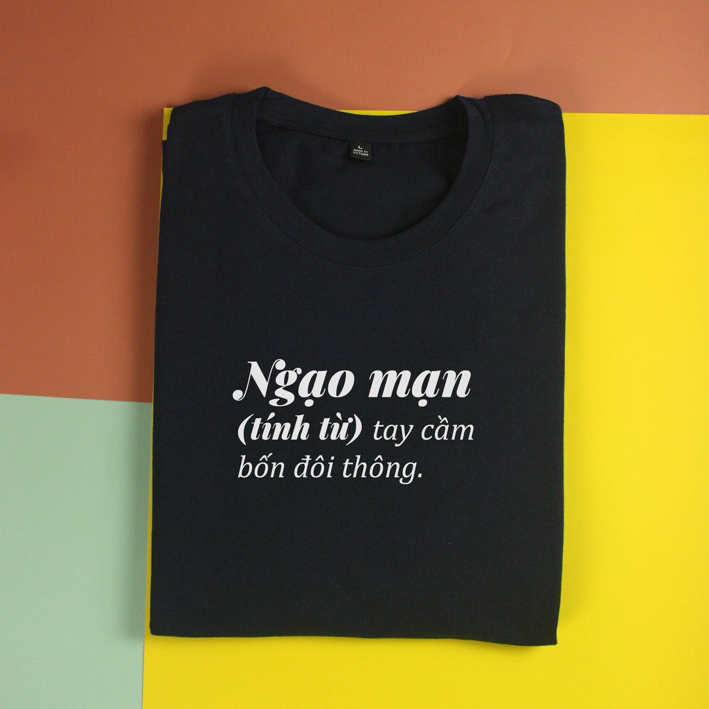 Áo thun unisex cotton in chữ Ngạo mạn - Tết Special
