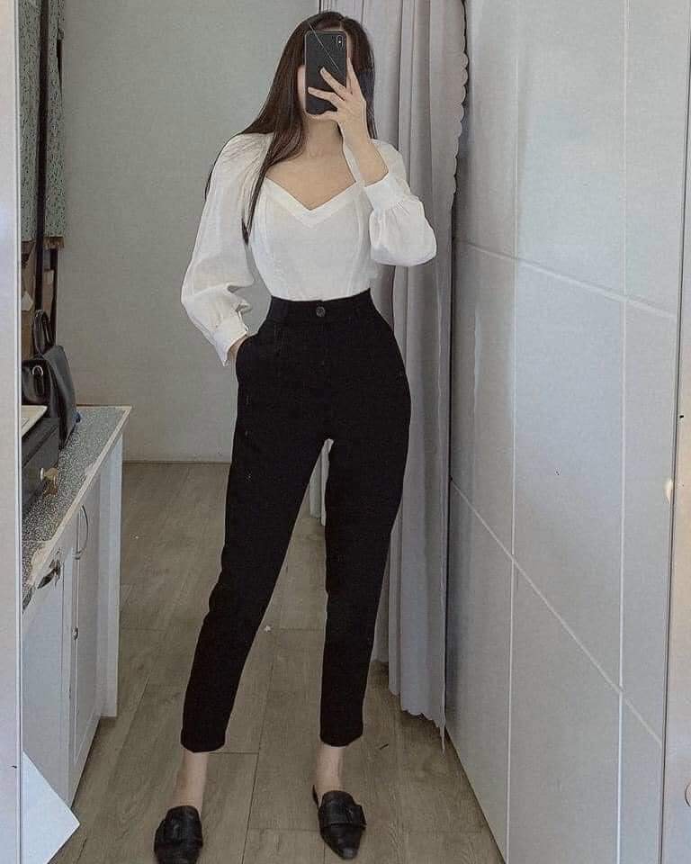 Quần baggy thiết kế chất đẹp công sở thanh lịch