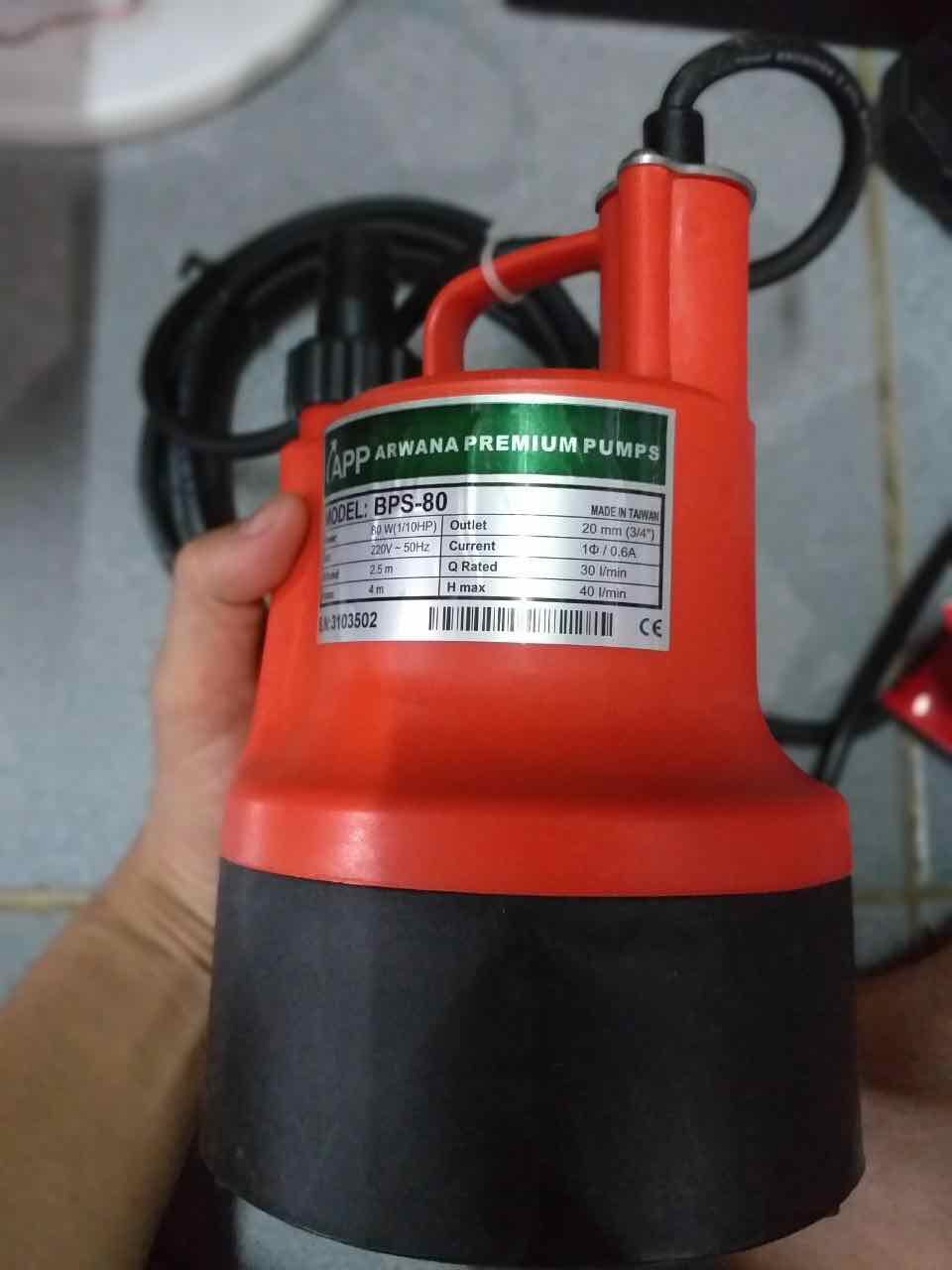 máy bơm chìm bơm bể cá APP đài loan nhập khẩu  - APP- 80w