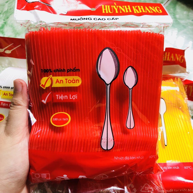 100 MUỖNG QUỲNH KHANG NHIỀU MÀU