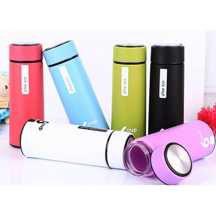 Bình đựng nước thủy tinh bọc nhựa (450ml)