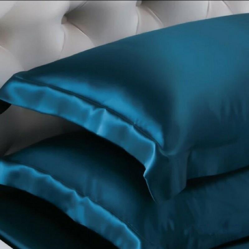 Drap Giường Ga Giường Lẻ Phi Lụa Lan Pham Bedding Mát Mịn - Xanh Cổ Vịt