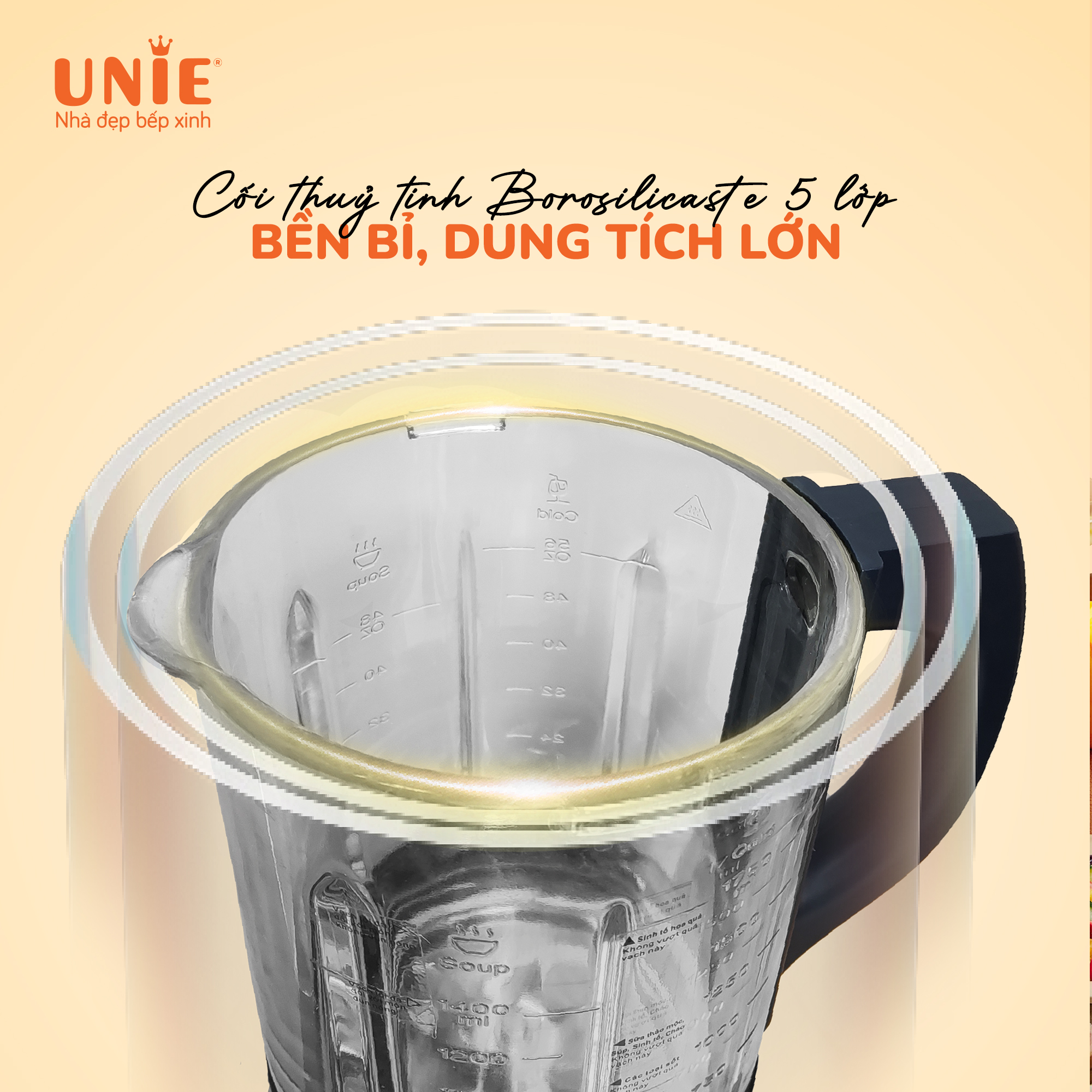 Máy Làm Làm Sữa Hạt Unie VX - Dễ Sử Dụng - Dễ Vệ Sinh