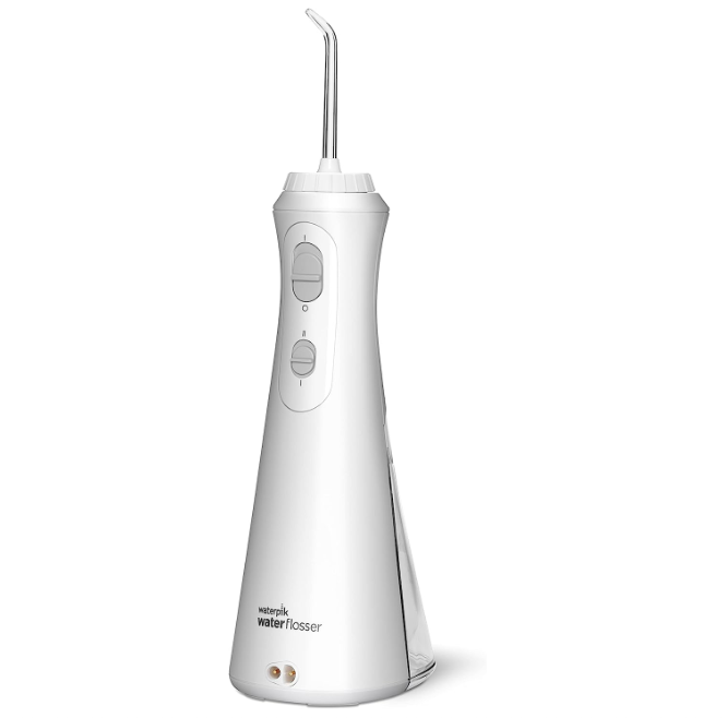 Tăm nước không dây waterpik cordless plus water flosser wp-450w - rất phù hợp mang đi làm, đi du lịch