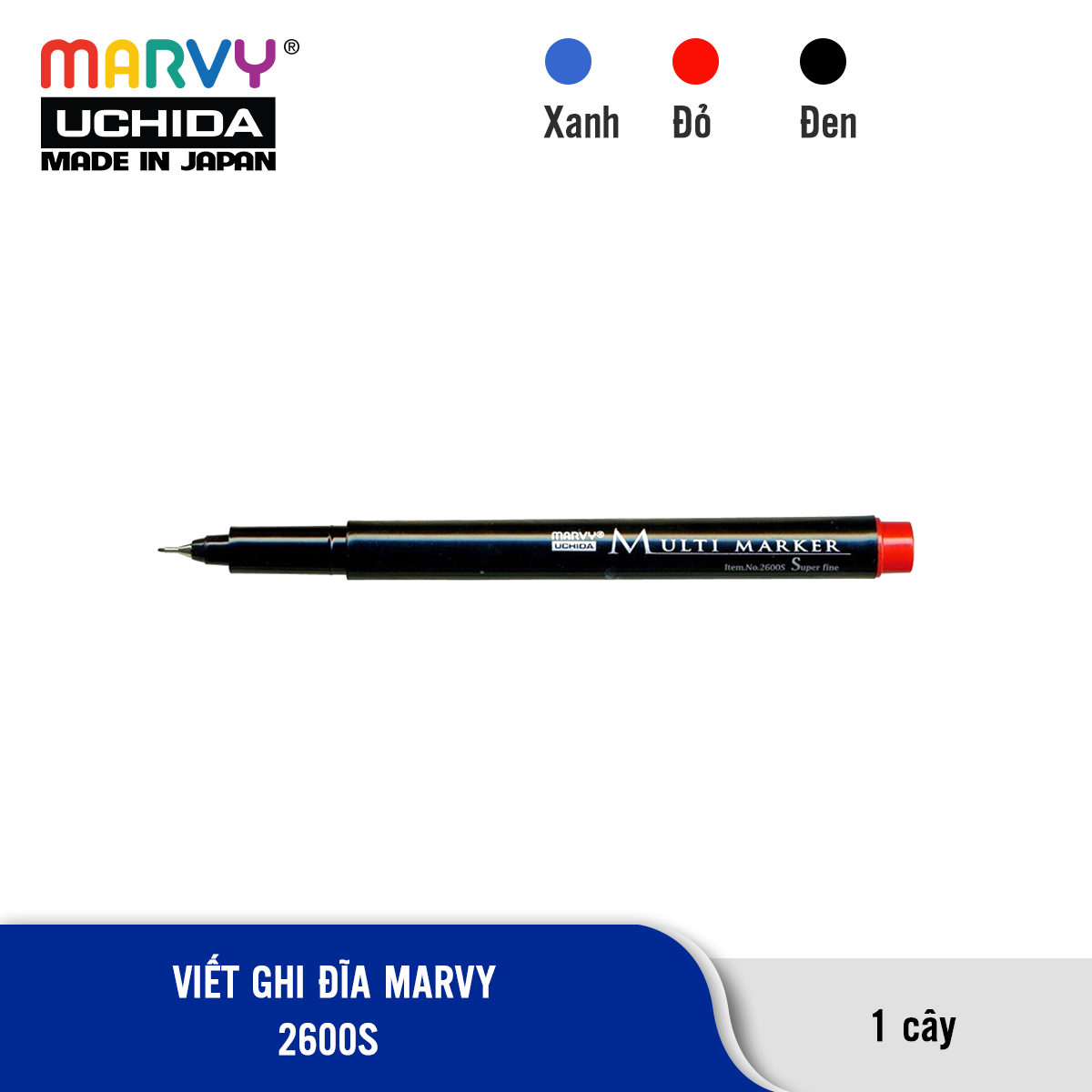 Bút Ghi Đĩa MARVY ngòi kim 2600S