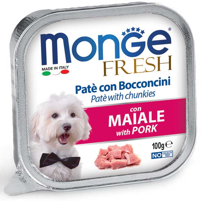 Pate cho chó - Pate Monge hộp 100g đủ vị