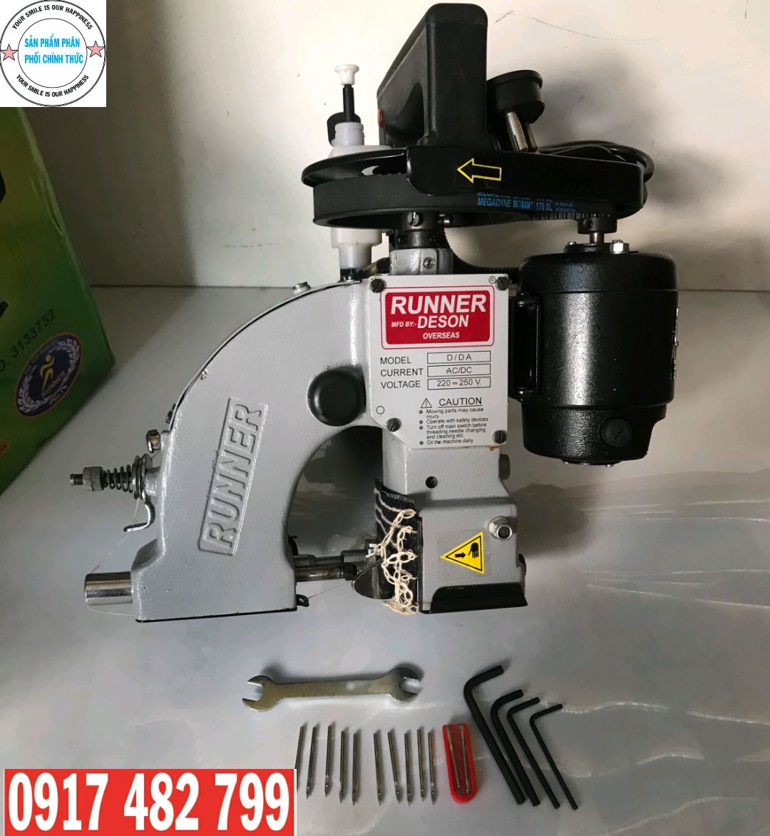 [HCM]MÁY MAY BAO BÌ CẦM TAY MINI RUNNER DESON NHẬP KHẨU ẤN ĐỘ