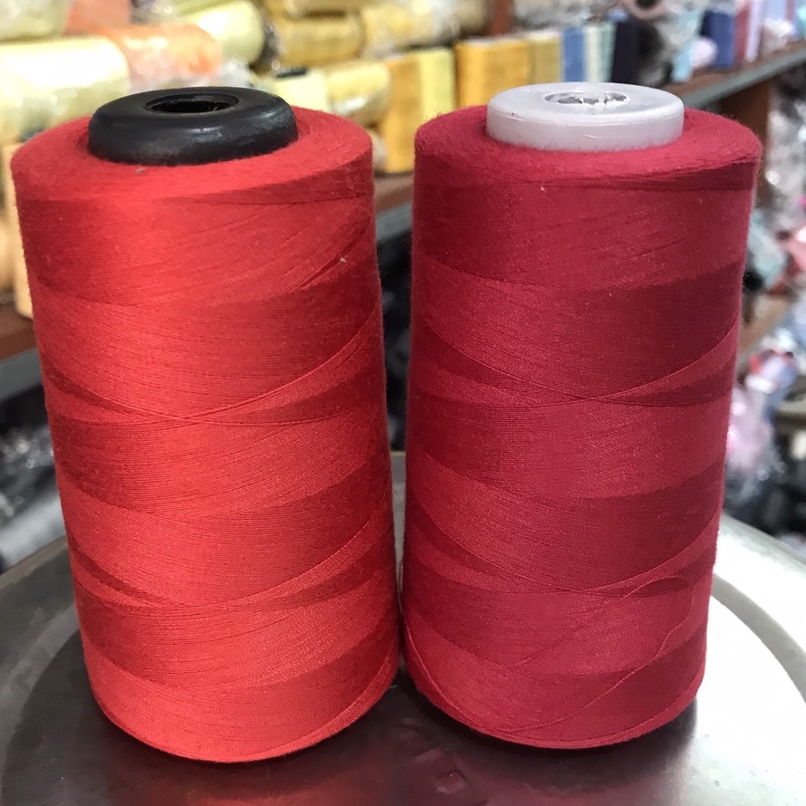 Chỉ may đỏ tươi - đỏ đô mới
