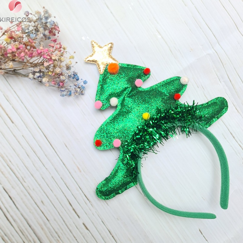 [HCM]Cài Tóc Noel Hình Cây Thông Xanh