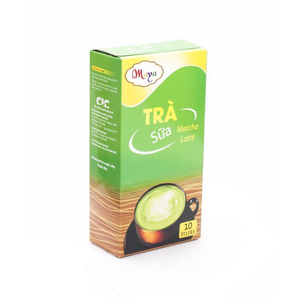 [HCM]2 hộp Trà Sữa Maya Mtacha Latte - (2 Hộp x 10 Sticks)