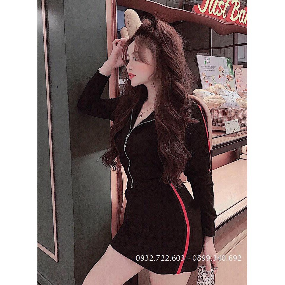 Set váy ôm body dáng body chuẩn form tôn dáng
