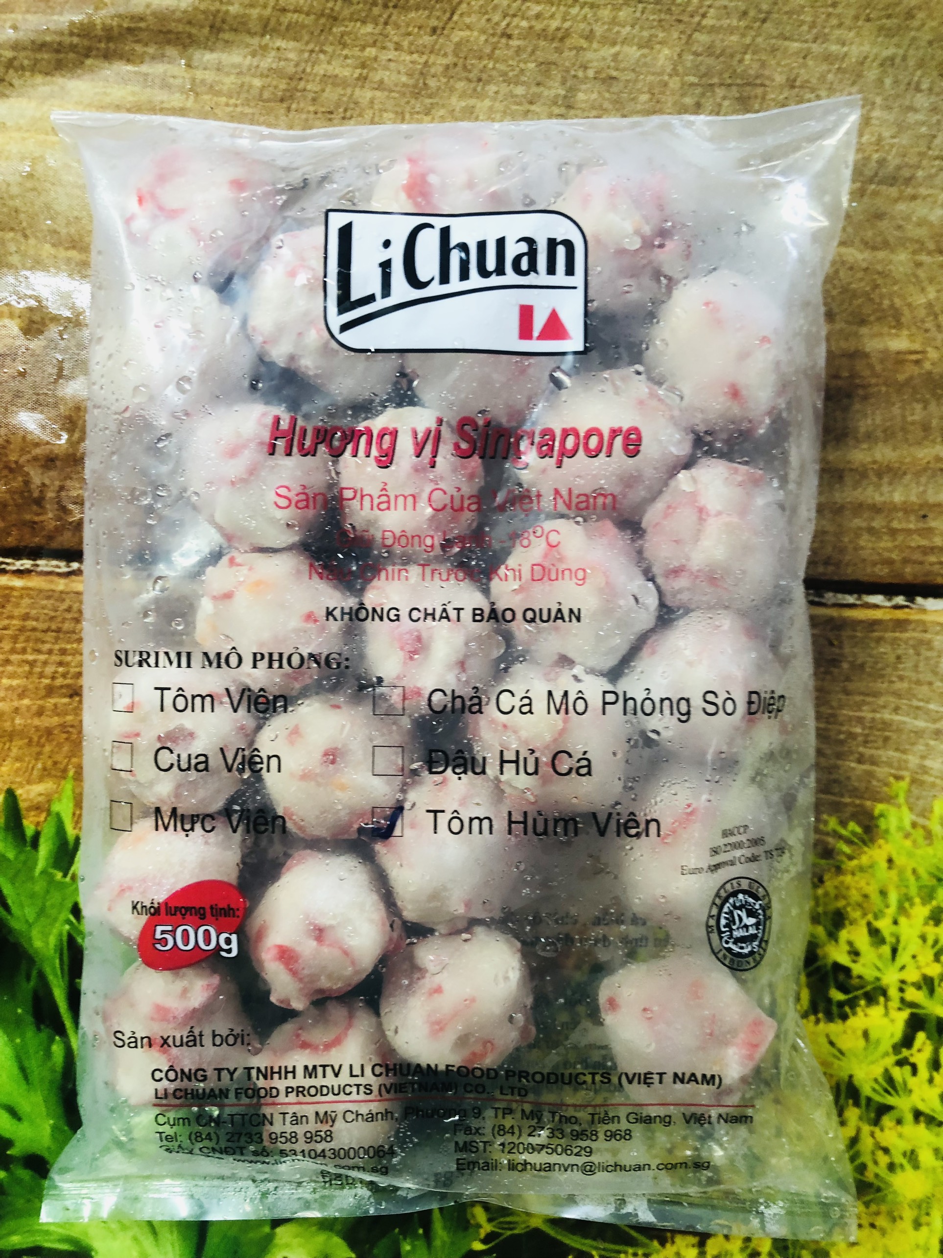 Tôm hùm viên Lichuan gói 500g