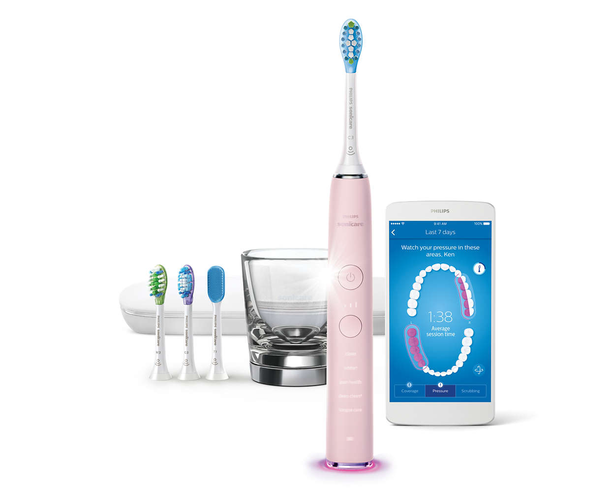 [Trả góp 0%]Bàn chải đánh răng Philips Sonicare 9400 Diamond Clean Smart