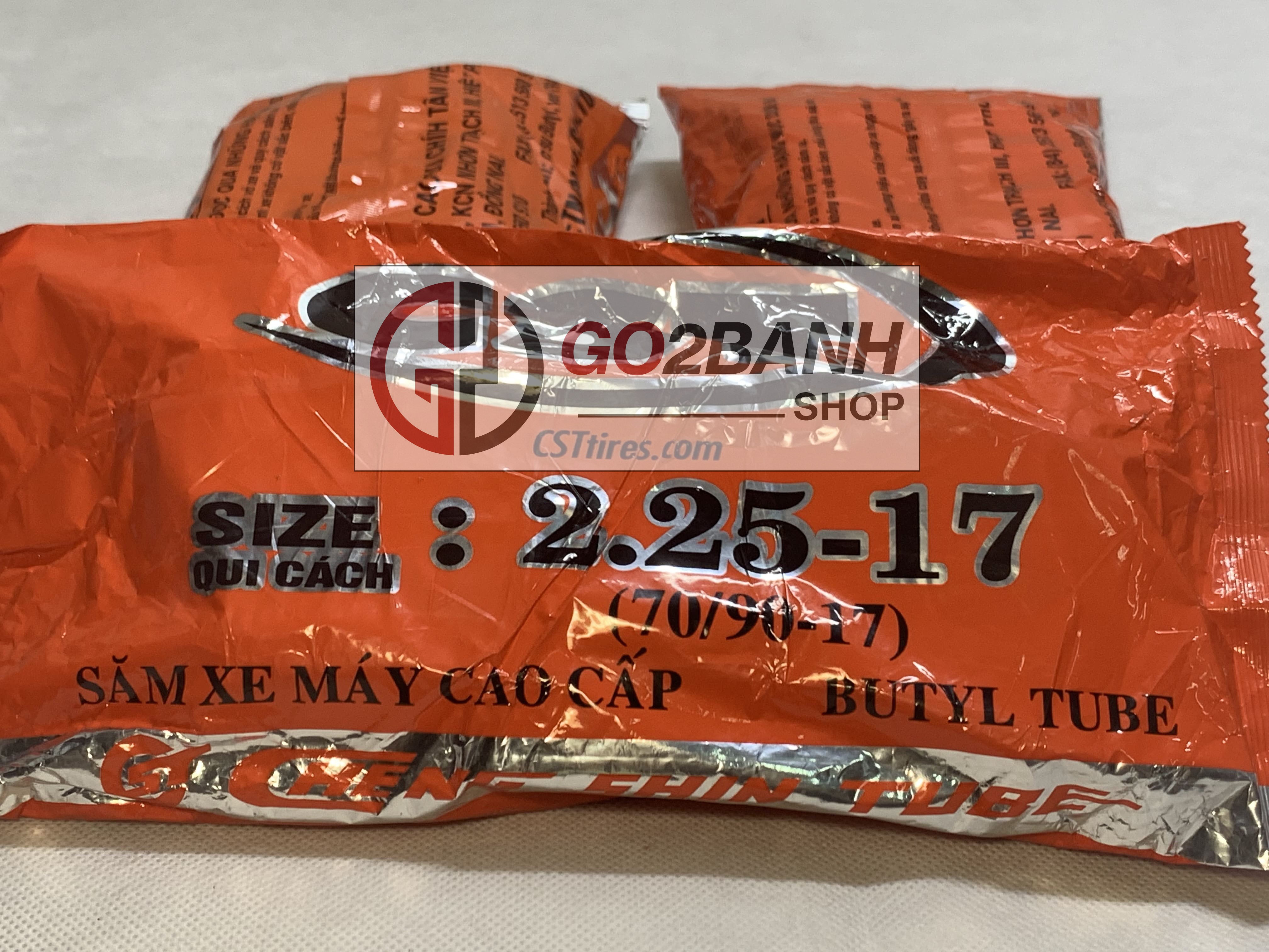 Ruột chengshin 225, 250 và 275-17 dùng cho vỏ 225/250/275, 70/90/17 và 80/90/17