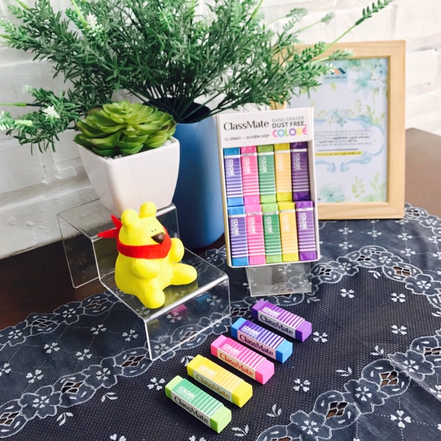 1 cái gôm tẩy nano classmate tẩy sạch chì hb-6b