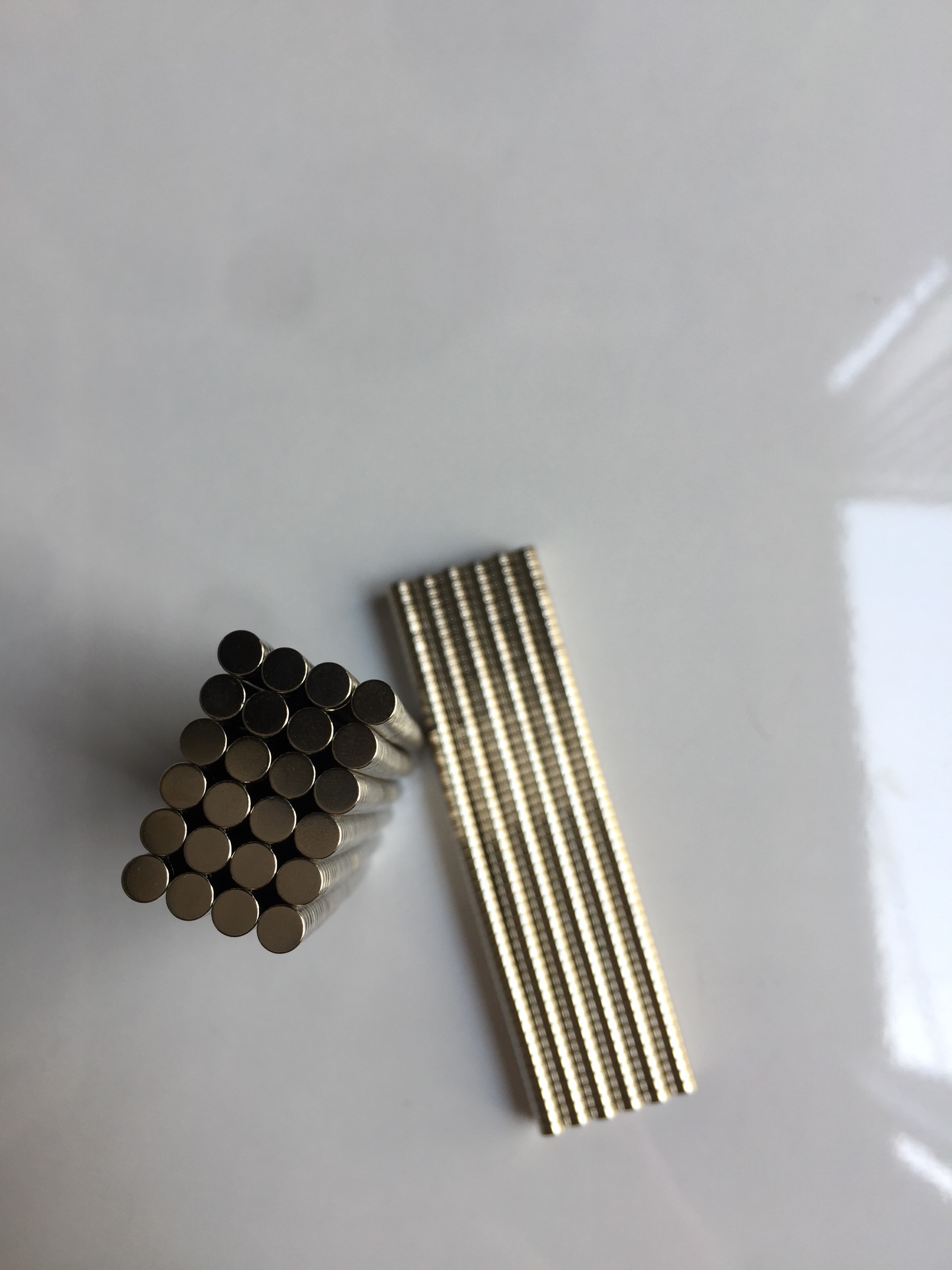 [HCM]Ø 6x2mm nam châm trắng NdFeB đất hiếm lực từ cực mạnh