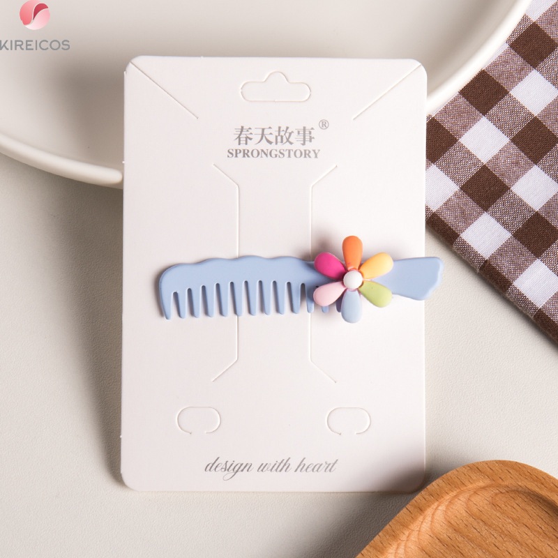 [HCM]Kẹp Tóc Mái Lược Hoa Mai Siêu Xinh - kireicos