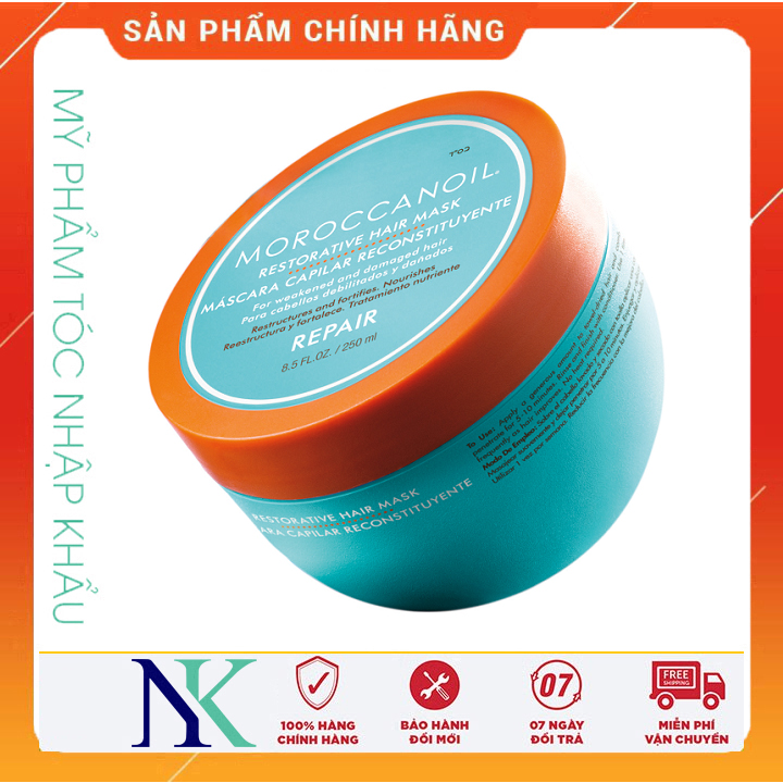 Mặt nạ moroccanoil phục hồi tóc hư tổn 500ml