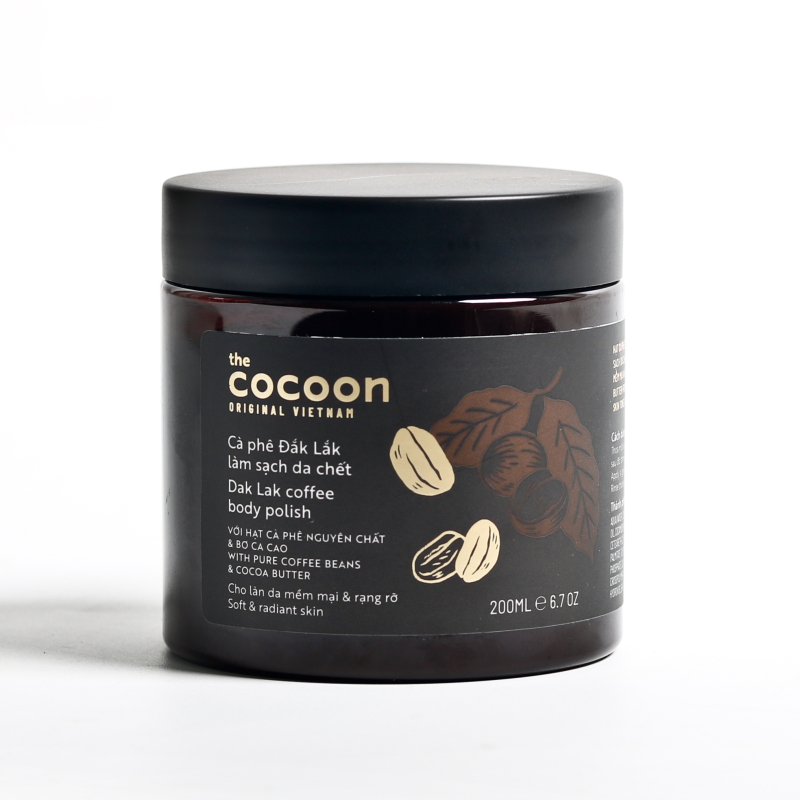 Cà phê Đắk lắk làm sạch da chết 200ml (Dak lak coffee body polish)