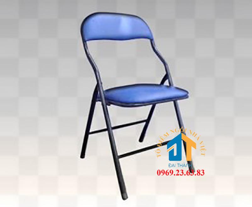 Ghế xếp văn phòng sắt lưng thấp giá rẻ