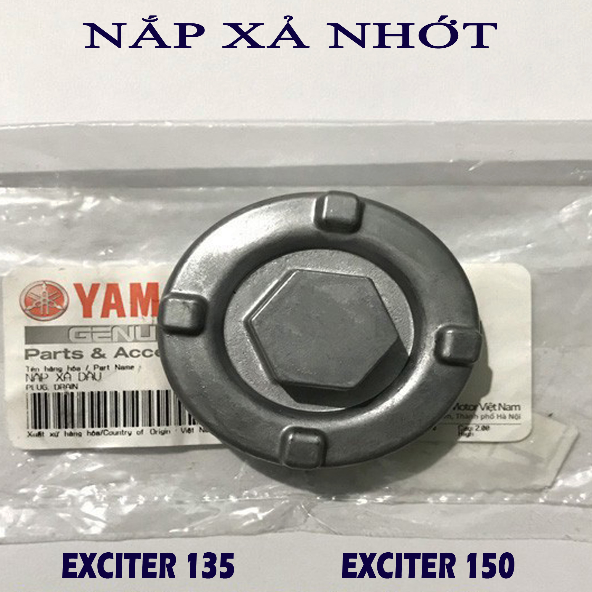 [HCM]Nắp xả nhớt Exciter 135 Exciter 150