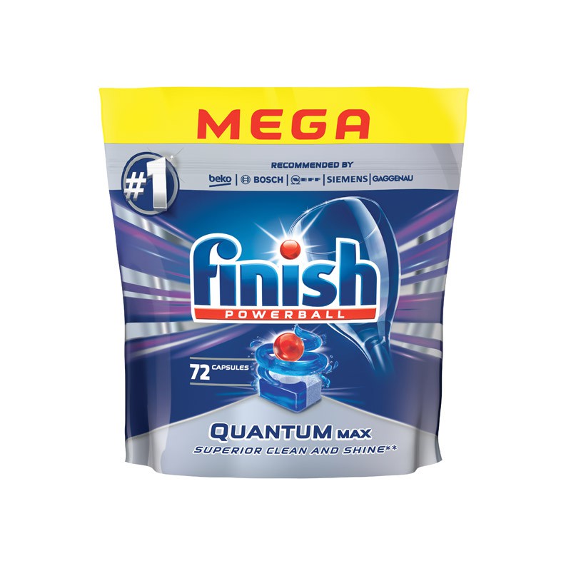 Viên rửa bát Finish Quantum Max 72 viên
