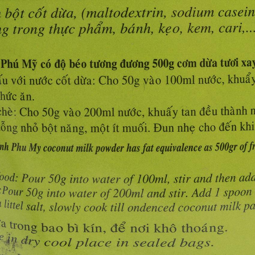 BỘT CỐT DỪA ĐỊNH PHÚ MỸ 300G