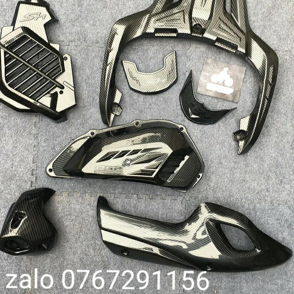 Combo 7 món sơn carbon cho xe sh 2017 - 2018
