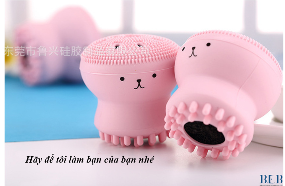 [HCM][xả kho] Rửa mặt bạch tuộc Etude house silicon