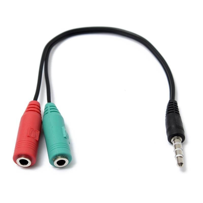 Dây chia mic và loa đỏ xanh - Cáp chia mic loa