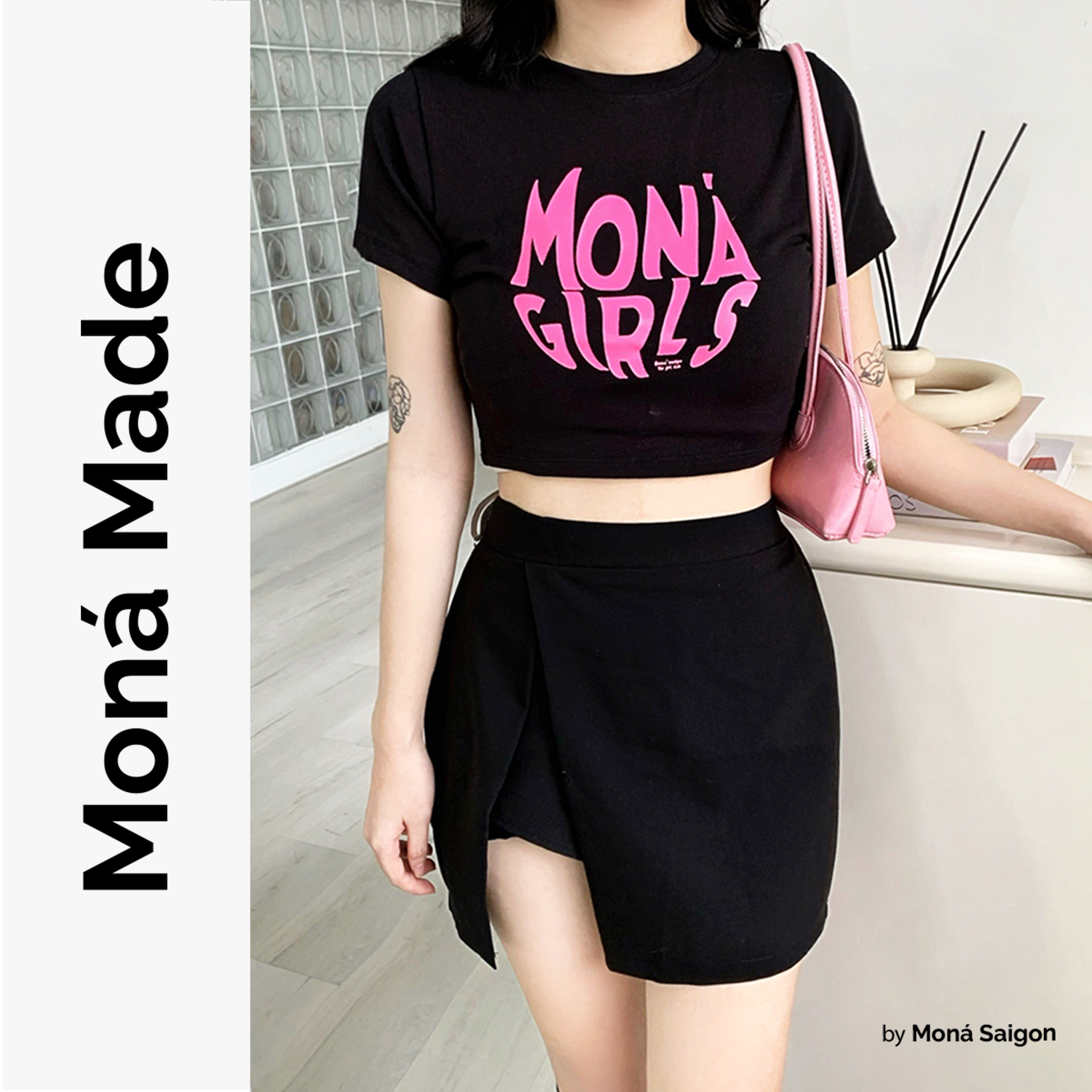 [VOUCHER 12%/149K] Áo croptop thun MONÁ - MONA