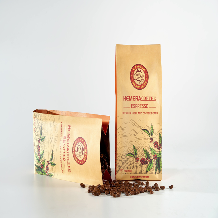 [HCM]CÀ PHÊ HẠT CAO CẤP HEMERA ESPRESSO 250GR