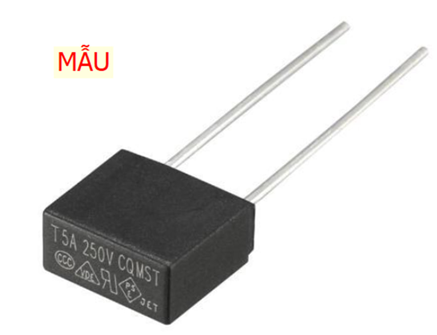 Set 20 ( cầu chì hộp vuông 1.a - 1.6a - 5a 250v ) ( cầu chì hộp trụ 5a 250v ) fuse