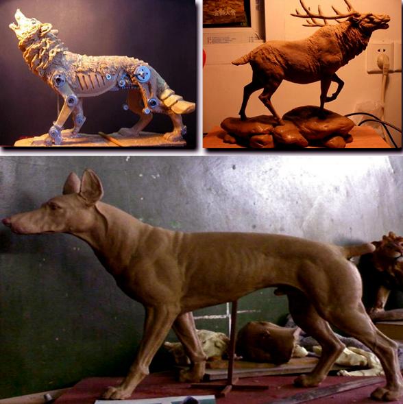 ĐẤT SÉT MỸ THUẬT  NẶN TẠO HÌNH KHỦNG LONG  ,TẠC TƯỢNG , NẶN TƯỢNG NGHỆ THUẬT