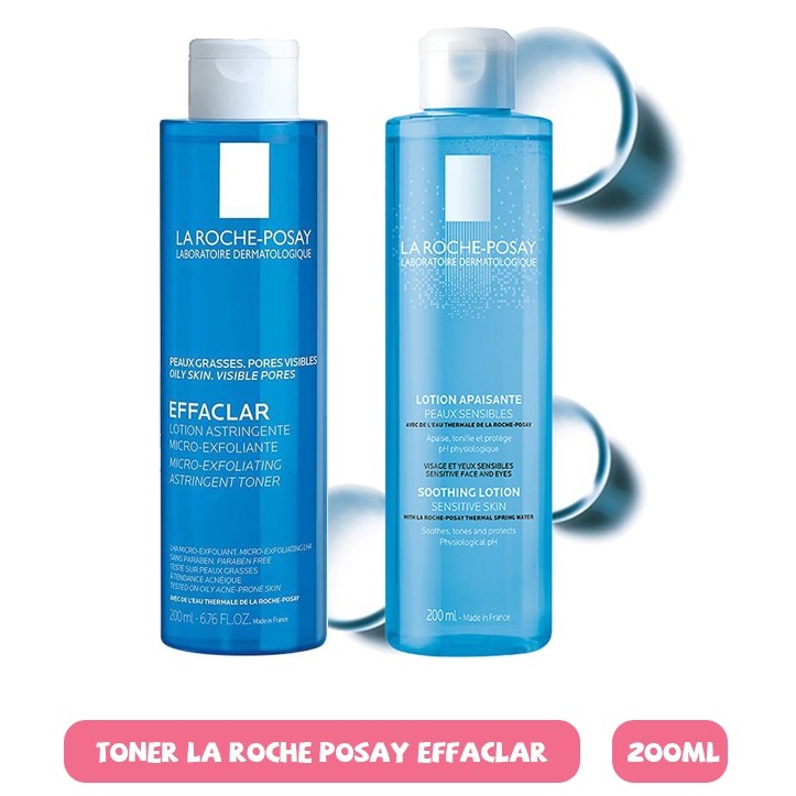 [Đủ 2 Loại] Toner La Roche Posay 200ml