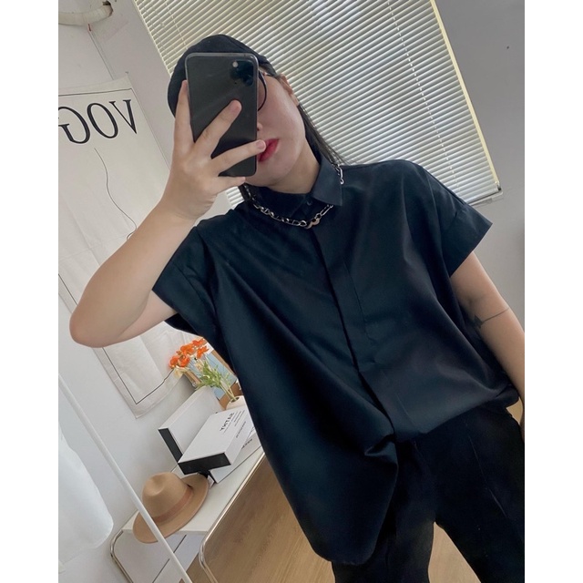 Áo sơ mi nữ SATHY tay cánh dơi cao cấp ( doly shirt)