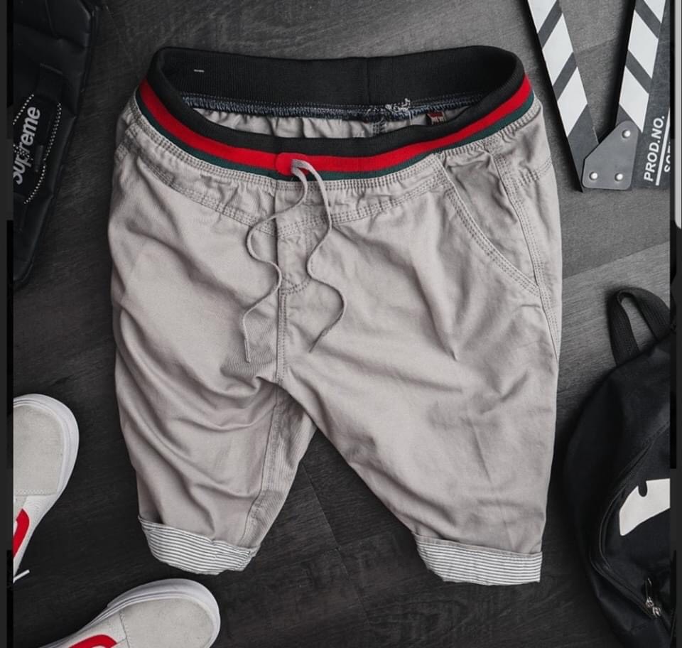 quần short kaki lưng thun
