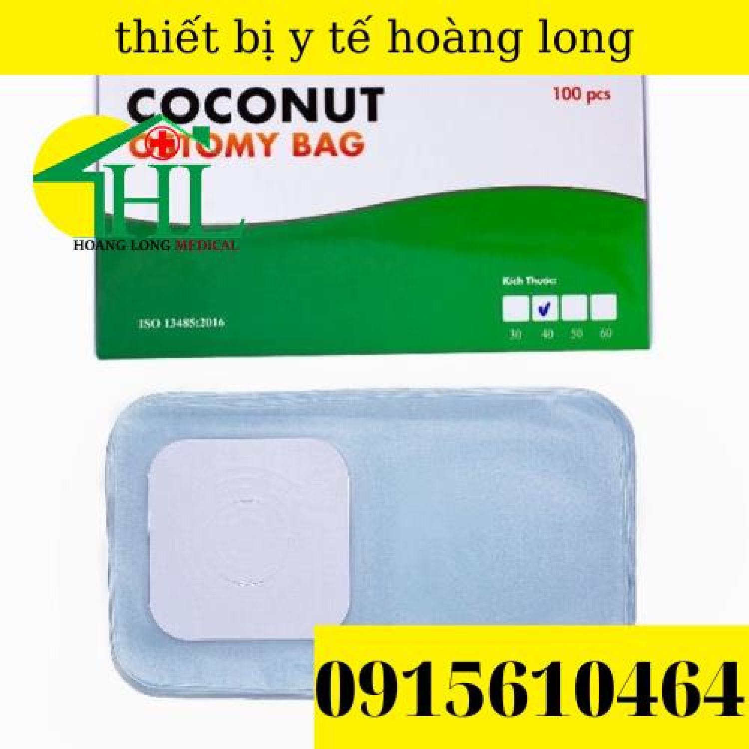 [Rẻ vô địch] Hậu môn nhân tạo dùng 1 lần (100 túi/hộp)